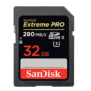 SanDisk Extreme Pro 32GB SD Card (x4)